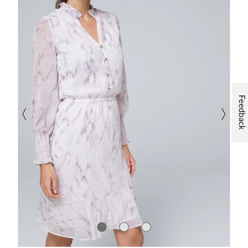 White House Black Market Blouson Dress